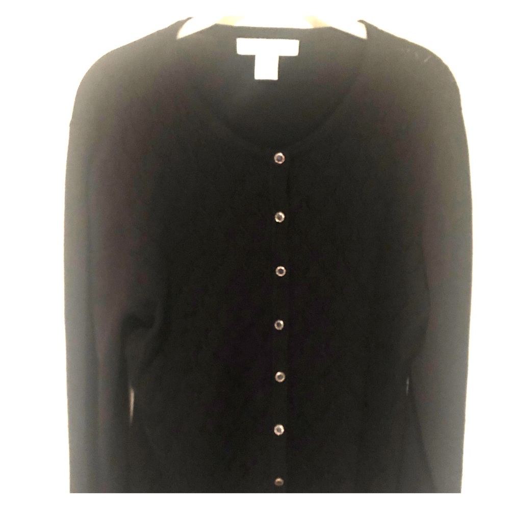 Women’s black cardigan sweater size Large